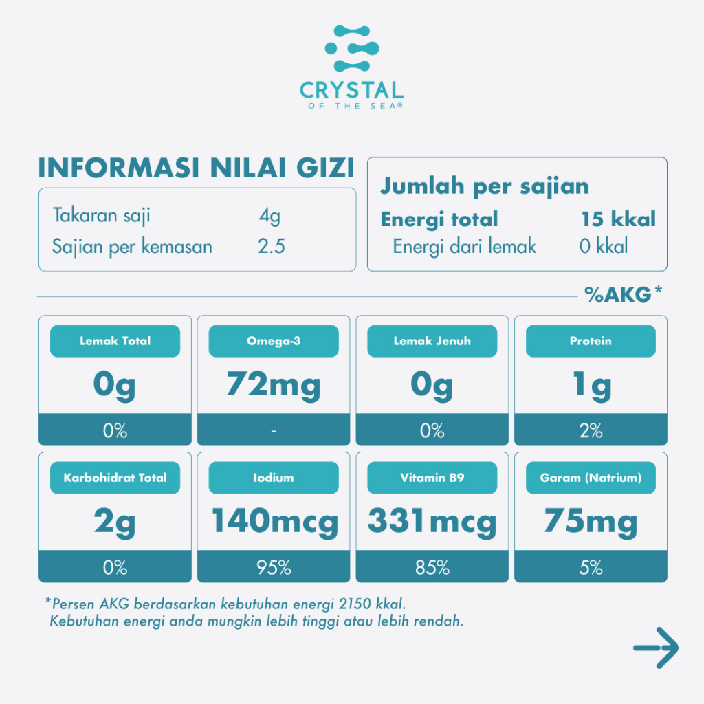 Crystal of the Sea Seaweed Powder 5