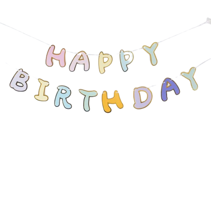 Bunting Flags Happy Birthday 1