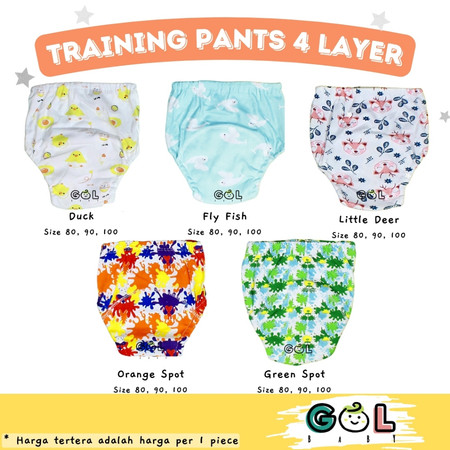  GOL Baby Training Pants 4 Layer
