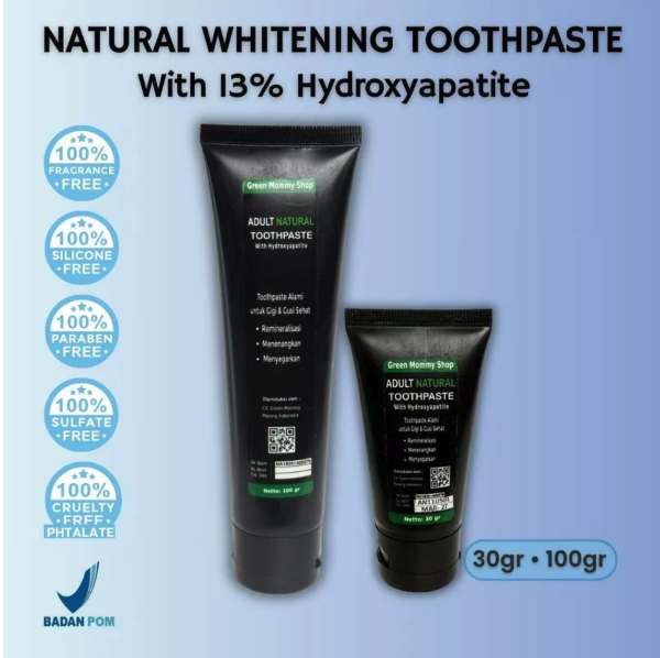 Green Mommy Green Mommy Shop Adult Natural Toothpaste