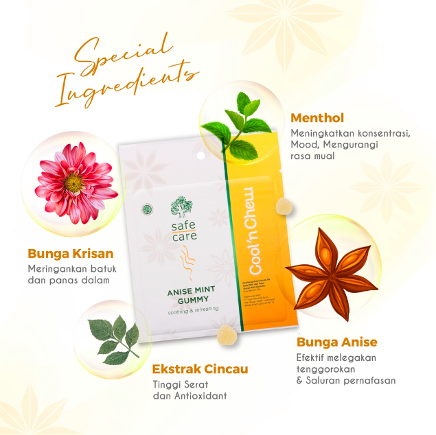 Safe Care  Anise Mint Gummy