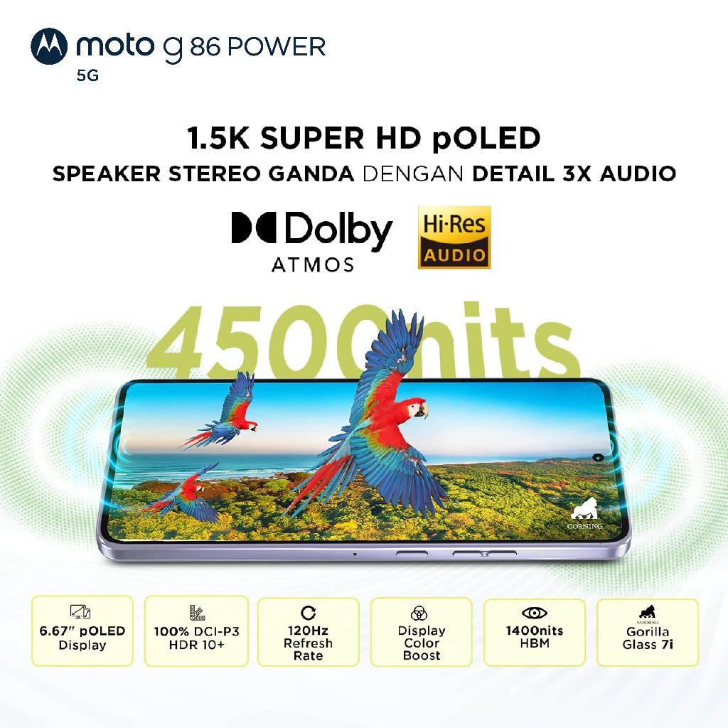 Motorola Indonesia Moto G86 Power 5G