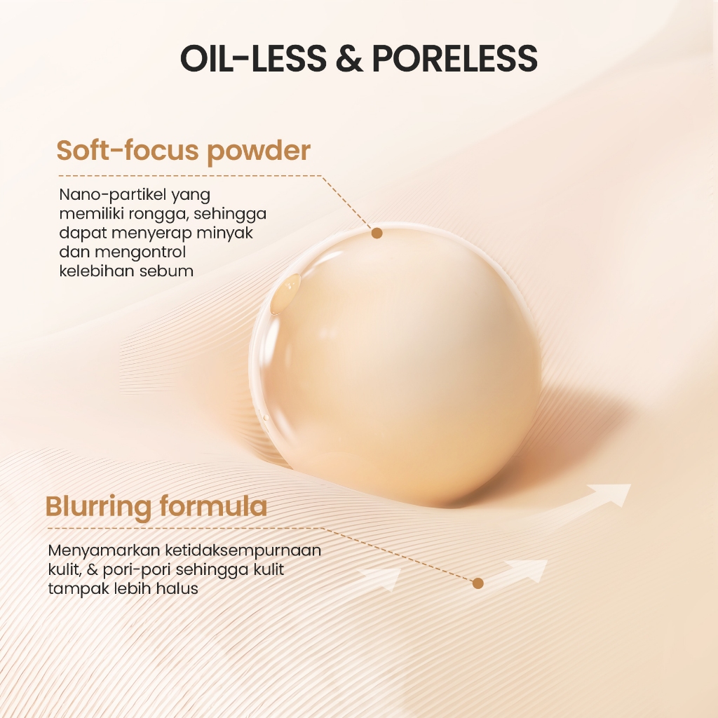 HEBE Beauty Style Y.O.U NoutriWear+ Airy Fit Loose Powder N507 Shell Beige