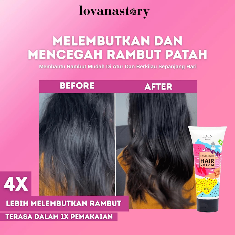 Lovana Candlenut Hair Cream 2