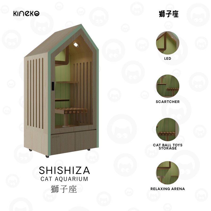 SHISHIZA Cat Aquarium