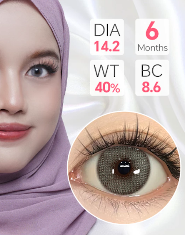 Mysticeyes Softlens Grey Series 3