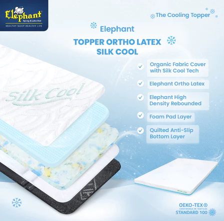 Elephant Agung Perkasa Elephant Topper Ortho Latex Silk Cool 
