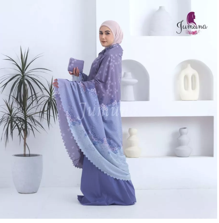  Jumuna Cleo Mukena Travel Mini 2in1