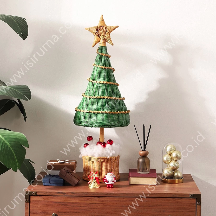 isiruma Rattan Christmas Tree 4