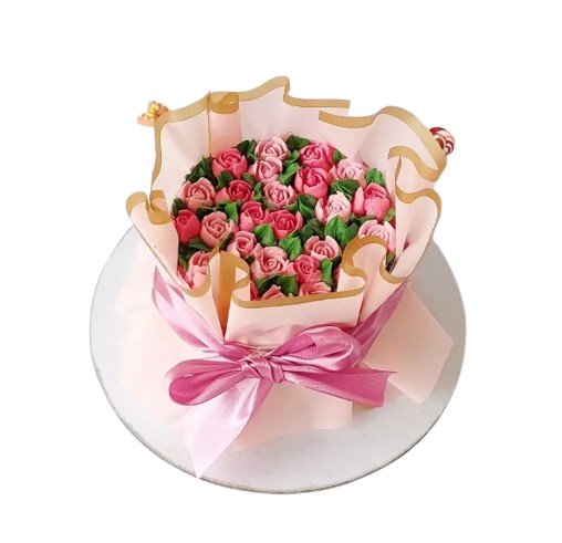 Sweetooth Ice Cream Cake Flower Bouquet Series 15x15 cm