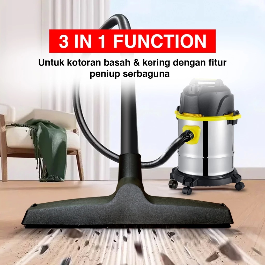 Viva Tehnik Mandiri Kenmaster Kenmaster Vacuum Cleaner Wet & Dry KM-360