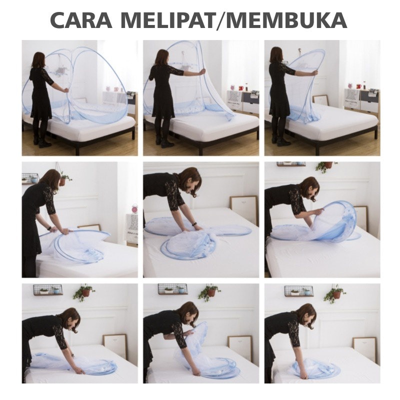 Kelambu Tenda Butterfly Lipat 3