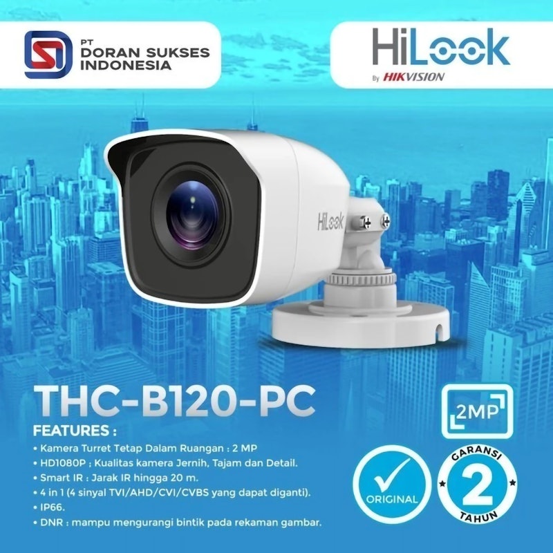 Hilook 2 MP Fixed Mini Bullet Camera 4