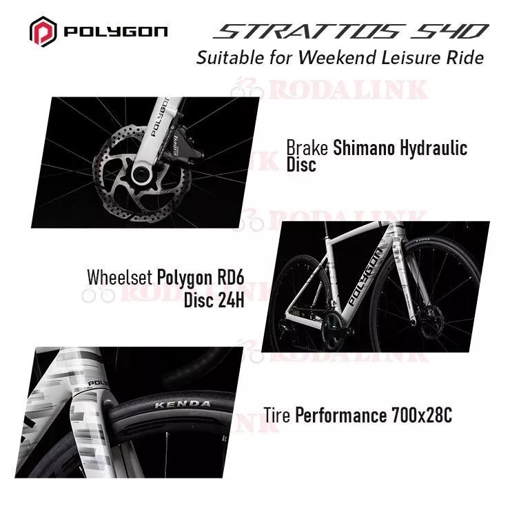 Insera Sena Polygon 2024 STRATTOS S4 Road Bike