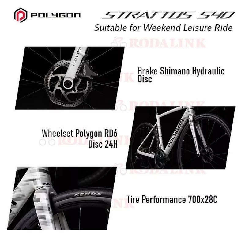 Polygon Road Bike Strattos S4 Disc Brake Fork Carbon M 4