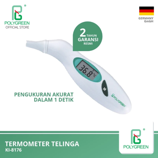 Polygreen Indo Tama Polygreen Infrared Ear and Forehead Thermometer KI8176
