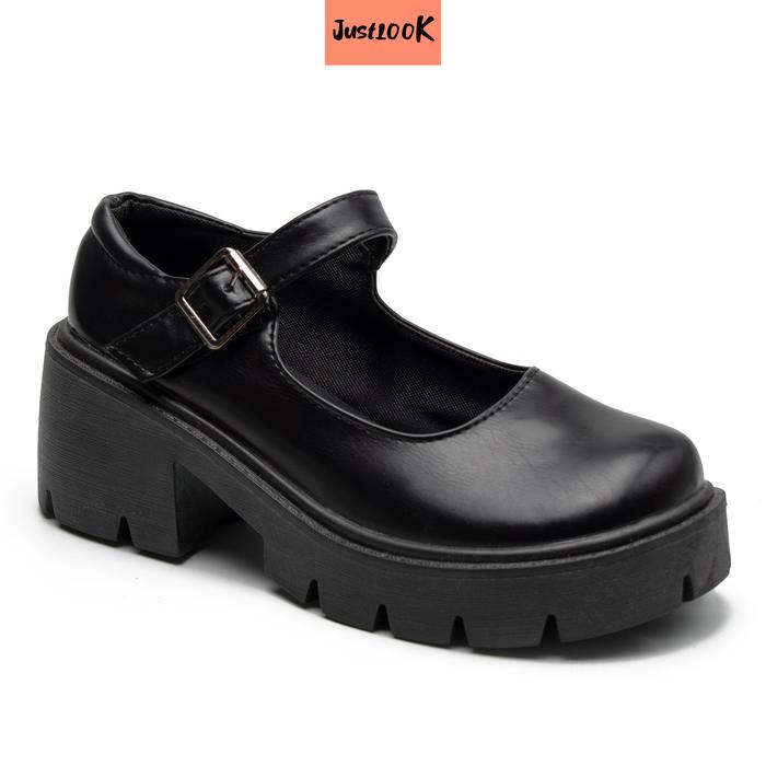 Jalle Niaga Global JustLook Jeongyeon Sepatu Docmart Wanita 