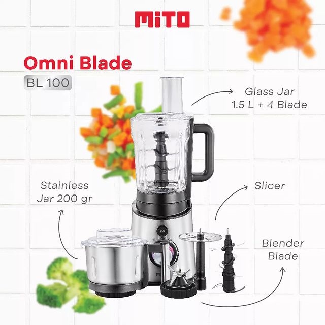 MITO Electronic MITO Food Processor Omni Blade BL100