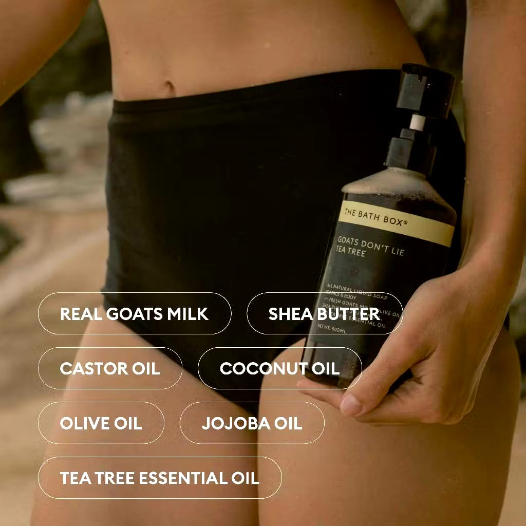 The Bath Box THE BATH BOX® Goats Don't Lie Tea Tree Liquid Soap