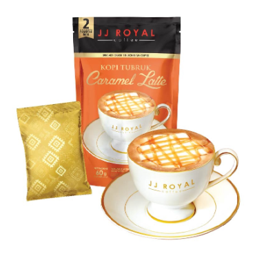 JJ Royal Coffee  Kopi Tubruk Caramel Latte