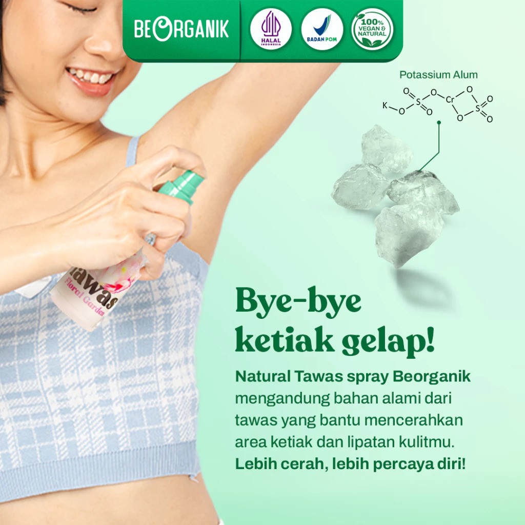Beorganik Tawas Spray Lavender