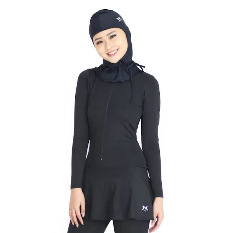Silver Women Burkini Hijab Swimwear 3