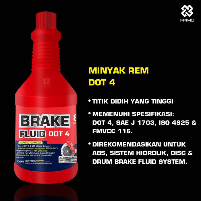 PRIMO Brake Fluid DOT 4 2