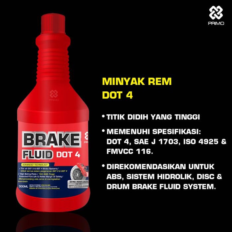 PRIMO Brake Fluid DOT 4 2