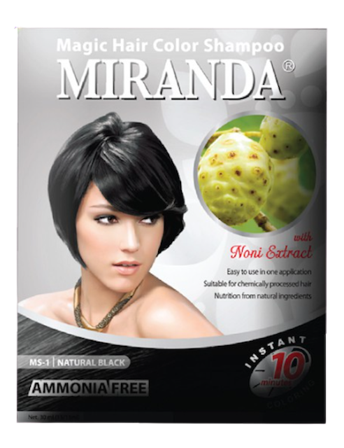 Magic Hair Color Shampoo Natural Black ｜ MS1 