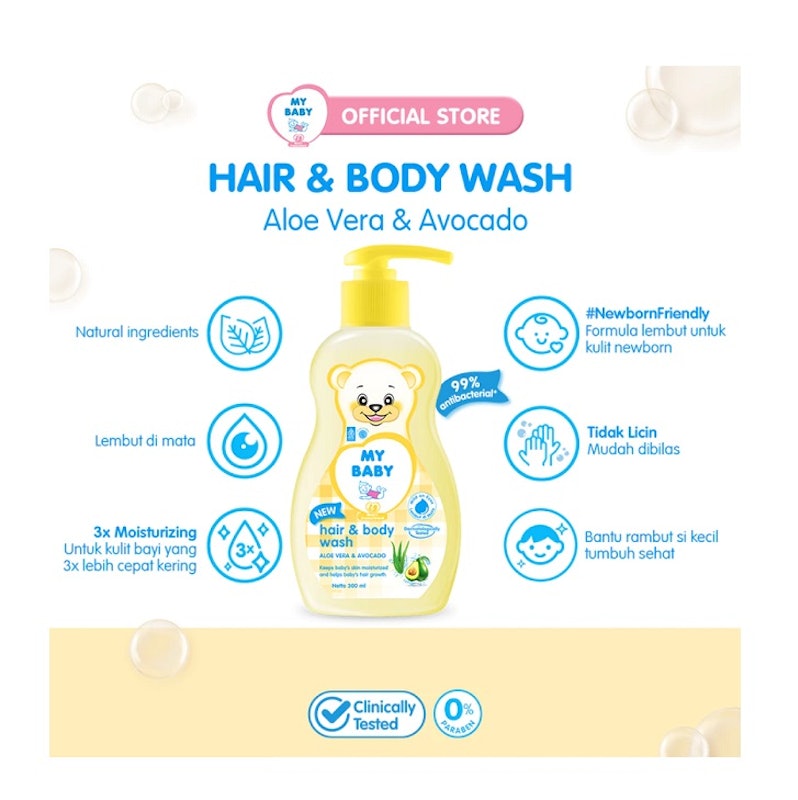 Hair & Body Wash Fresh & Moist 3