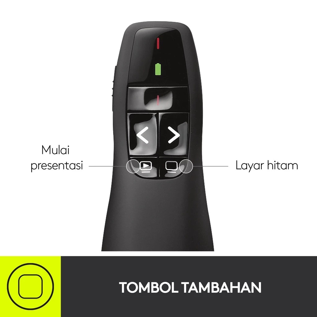 Kreasi Utama Mandiri Logitech Laser Presentation Remote R400