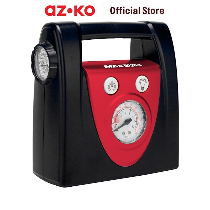 AZKO Maxbuilt Pompa Ban Dengan Light 10a Dc12v 2