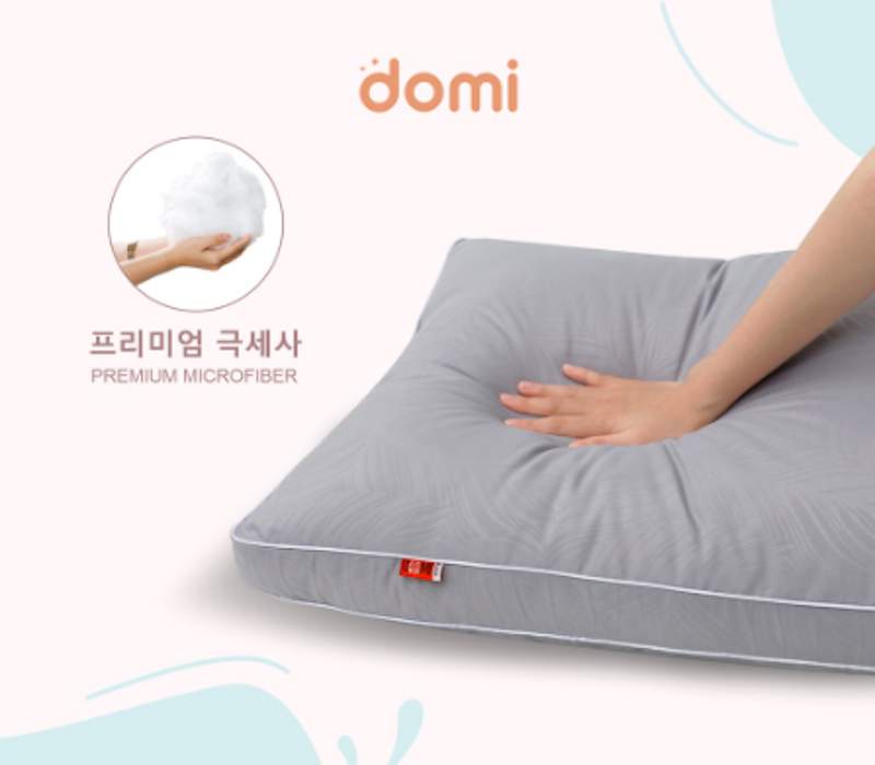Domi Microfiber Pillow Grey 2