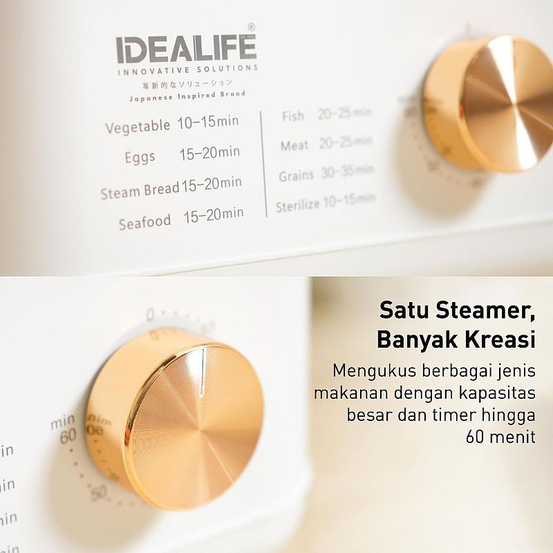 Idealife Makmur IDEALIFE Food Steamer 3 Layer FS-1801