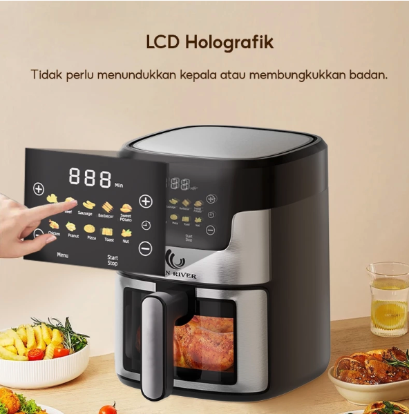  HAN RIVER Air Fryer  HRAF06BK