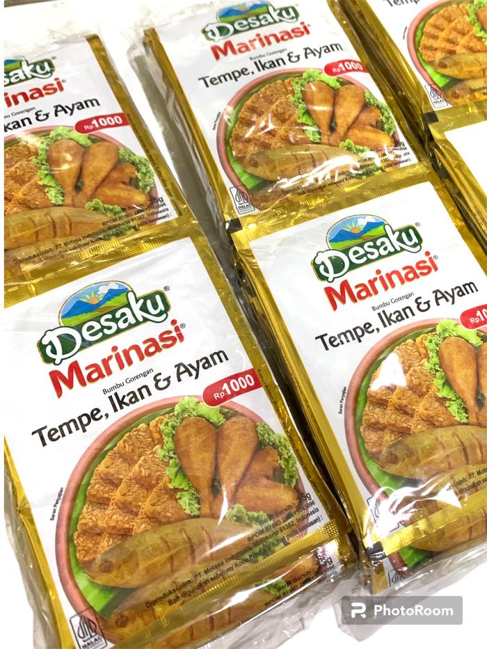 Motasa Indonesia Desaku Marinasi Bumbu Gorengan Tempe, Ikan & Ayam