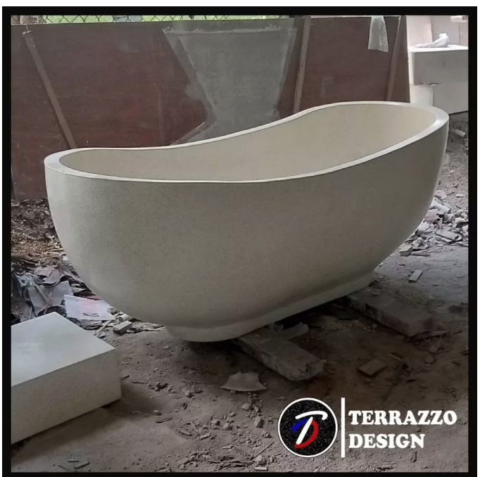 Terrazzo Design Bathtub 2