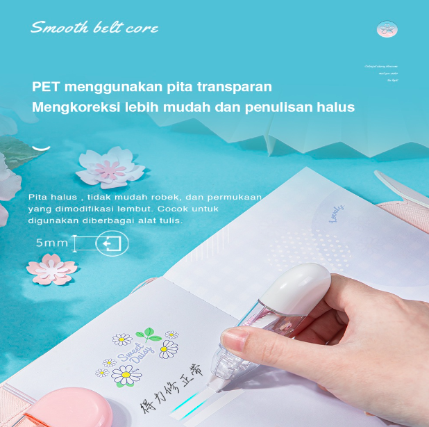 Deli Correction Tape Design Sakura 71540