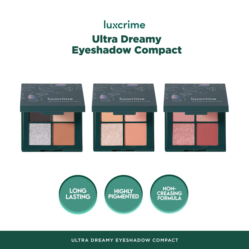 Luxcrime Ultra Dreamy Eyeshadow Compact Almond Biscotti