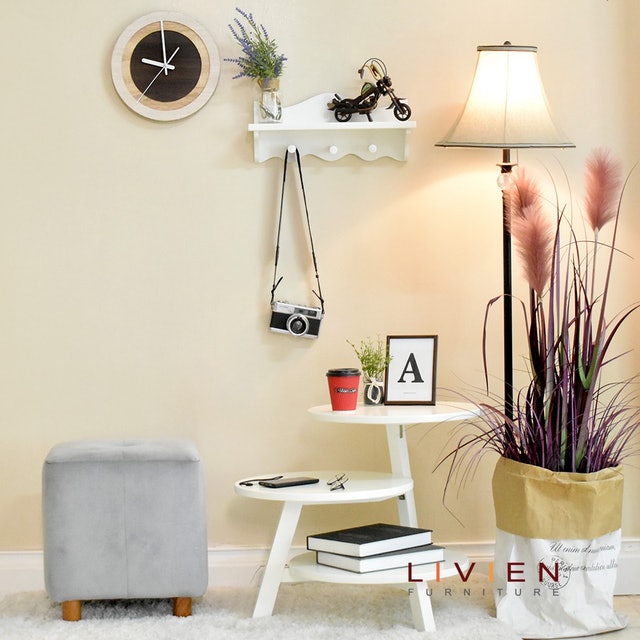 Livien Furniture Meja Tripod Dokeby