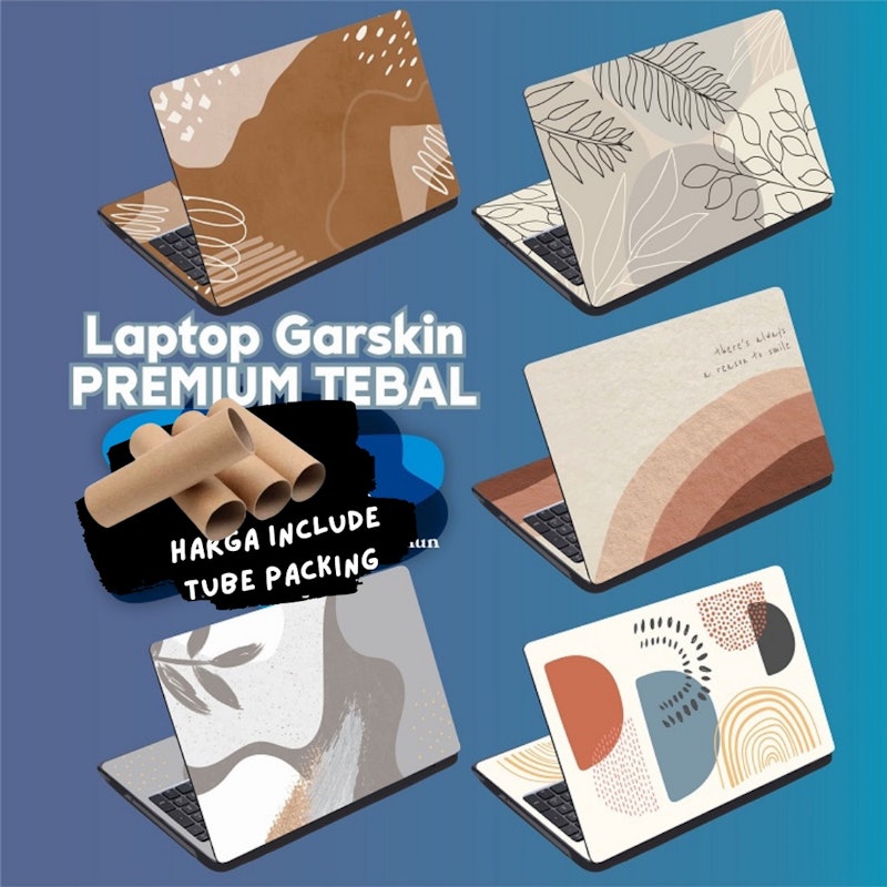 Garskin Laptop Anti Gores Memphis Brown Nude 4