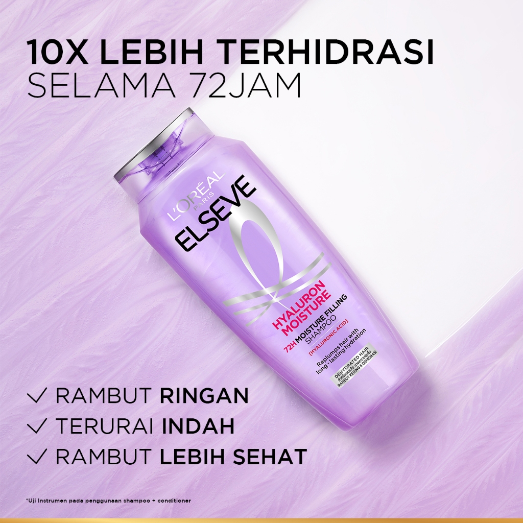Loreal Indonesia L’Oréal Paris Elseve Hyaluron Moisture Shampoo