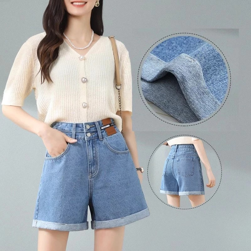 KeyGirl Celana Kulot Pendek Jeans 2