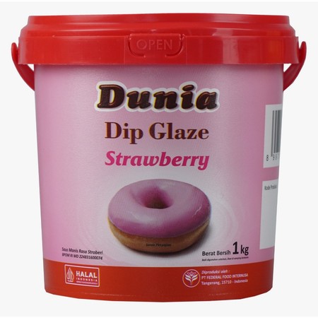 Federal Food Internusa Dunia Dip Glaze Strawberry