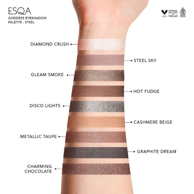 Goddess Eyeshadow Palette - Steel 3