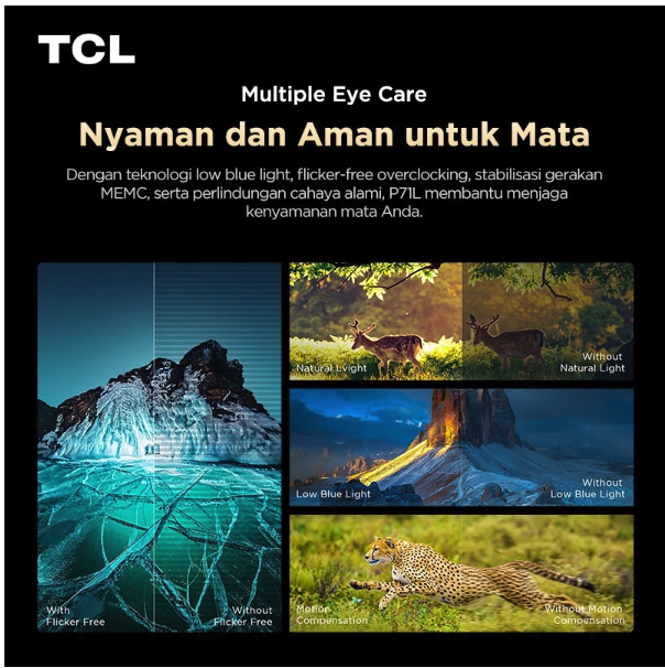 TCL Premium AII QLED TV 50 Inch P71L