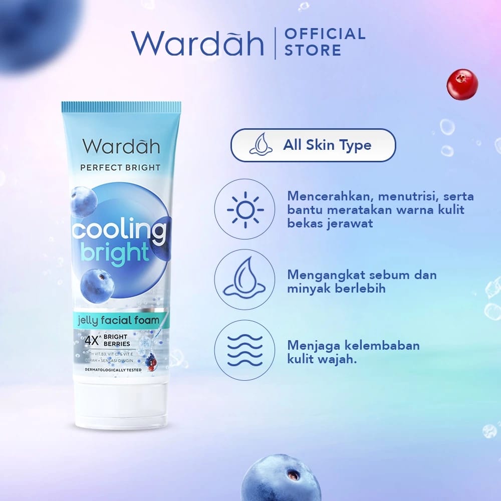 Paragon Technology and Innovation Wardah Perfect Bright Cooling Bright Jelly Facial Foam