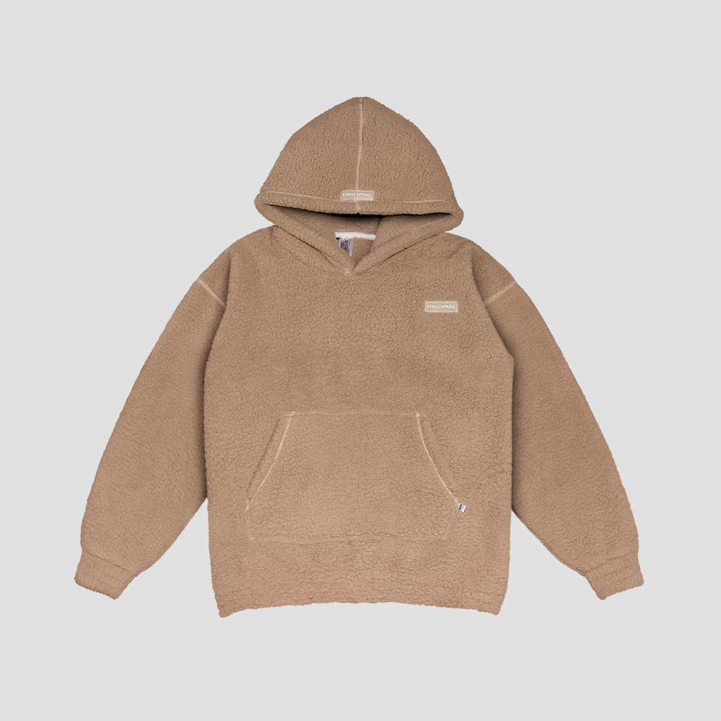 Sherpa Hoodie Oversize Brunette 2
