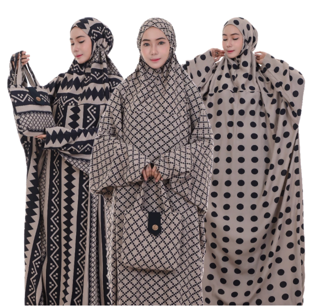  NurHD Mukena Terusan Hadramaut Syari Milo 2