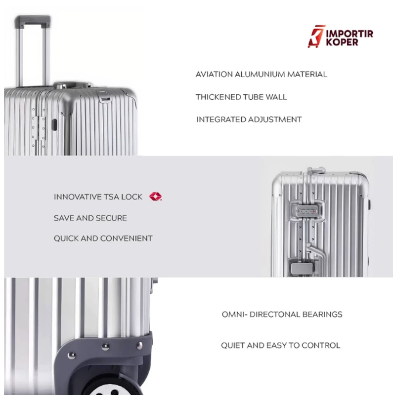 Joshee Koper Full Aluminium Trunk 30 inch 4
